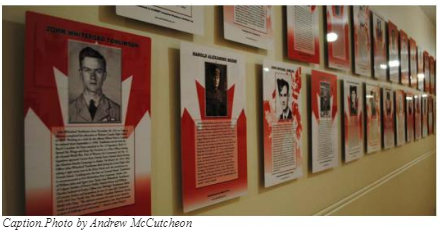 Memorial display wall